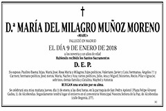 María del Milagro Muñoz Moreno